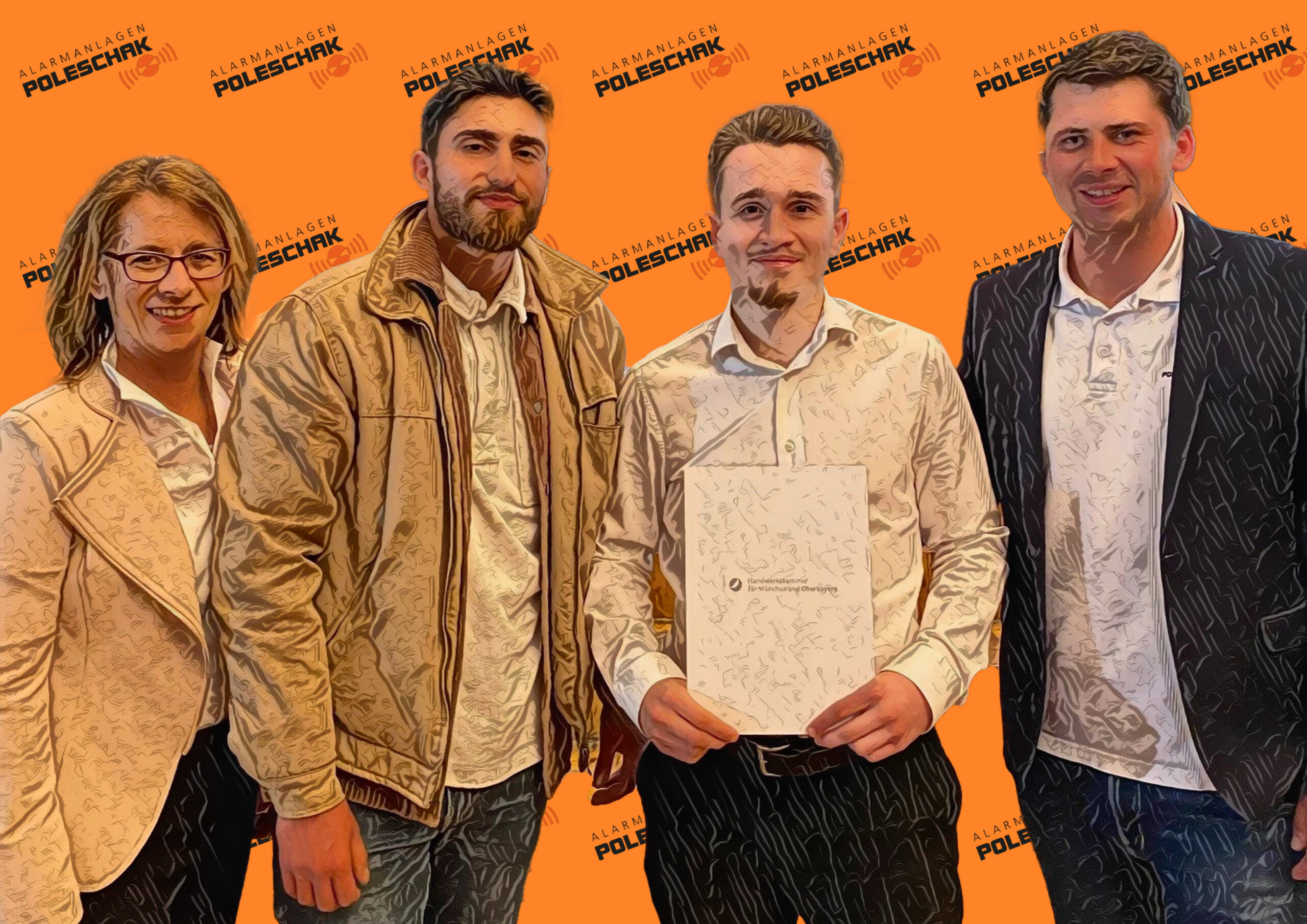 Alarmanlagen Poleschak Team Foto
